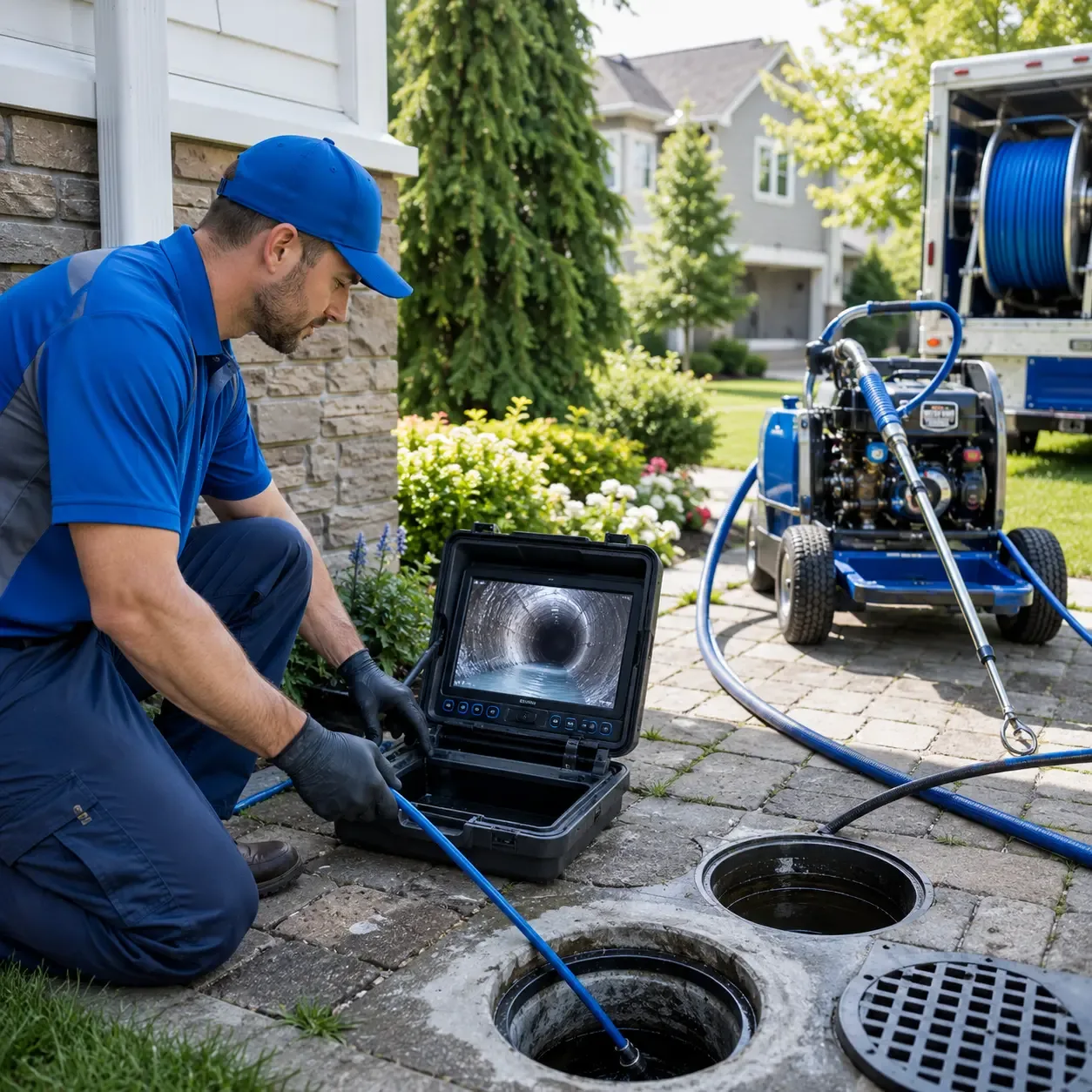 Outdoor drain cleaning professionals serving Addison, IL
